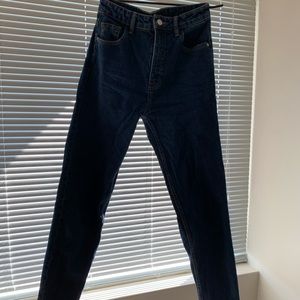 Zara Dark Mom Jeans Size 0
